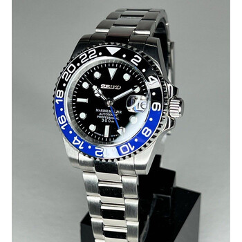 Custom Seiko Mod • GMT Batman Batgirl • 40mm